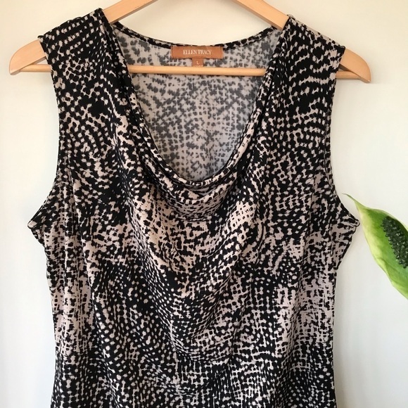 Ellen Tracy  cowl neck top - Picture 1 of 6